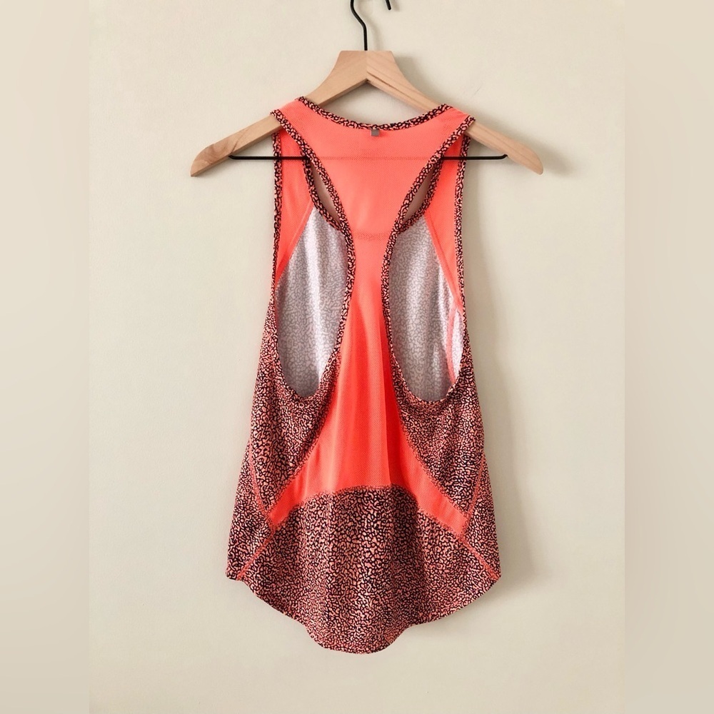 Nike Dry Fit Orange and Navy Tank in Animal Print - Size S - Picture 3 of 7